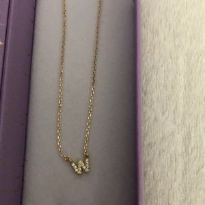 W Letter Necklace